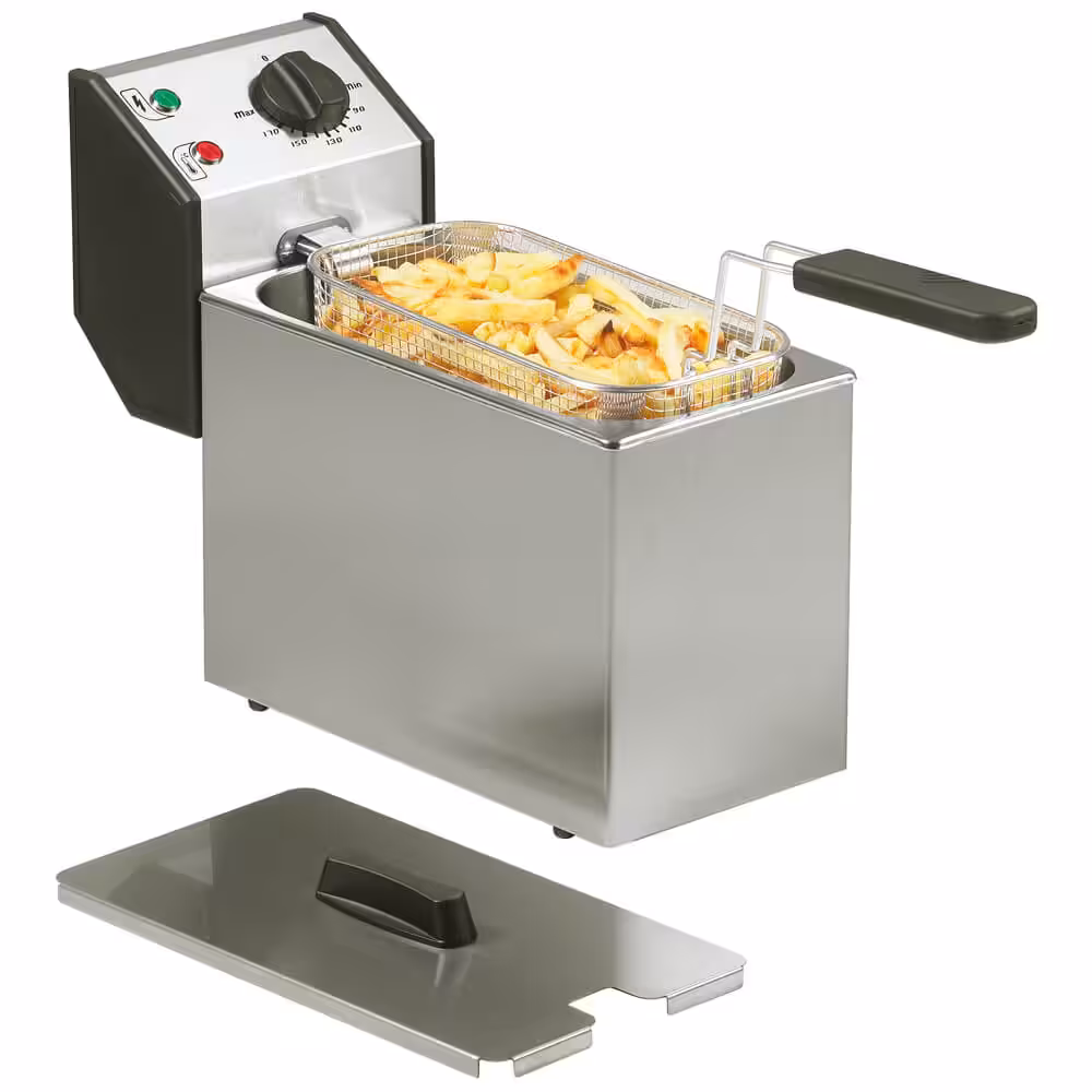 010.0286_001 Elektrische Tischfritteuse 5L ROLLER GRILL FD50 – Bild 1