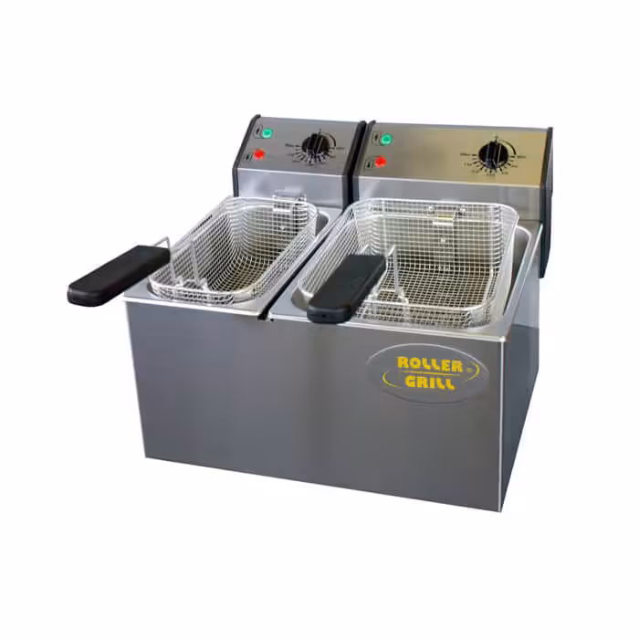 010.0287_001 Elektrische Tischfritteuse 5+8L ROLLER GRILL FD50+80 – Bild 1