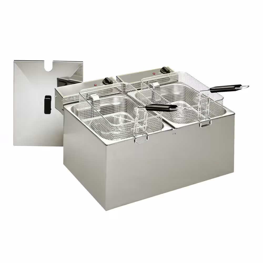 010.0417_001 Elektrische Tischfritteuse 2x5L ROLLER GRILL RF5DS – Bild 1