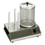 Steam kettle for hot dogs with 3 heating tubes ROLLER GRILL