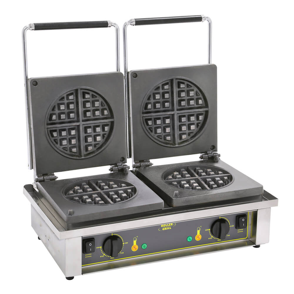 010.1011_001 ROLLER GRILL GED75 double round waffle maker - Image 1