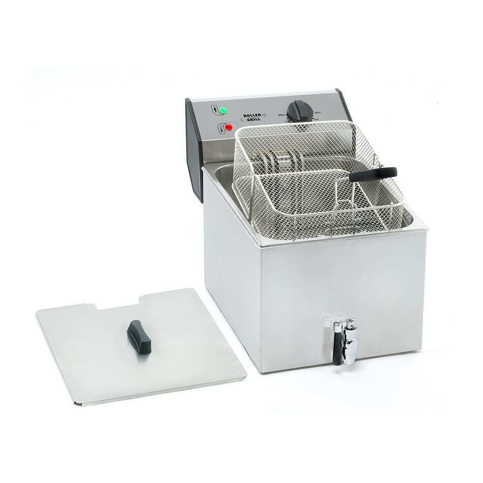 010.1026_001 Electric fryer 8L ROLLER GRILL FD80R with drainage tap - Image 1