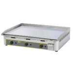 Gas griddle ROLLER GRILL PSR900GI with smooth stainless steel surface