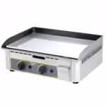 Gas-Platte ROLLER GRILL PSR600GI mit glatter Edelstahloberfläche
