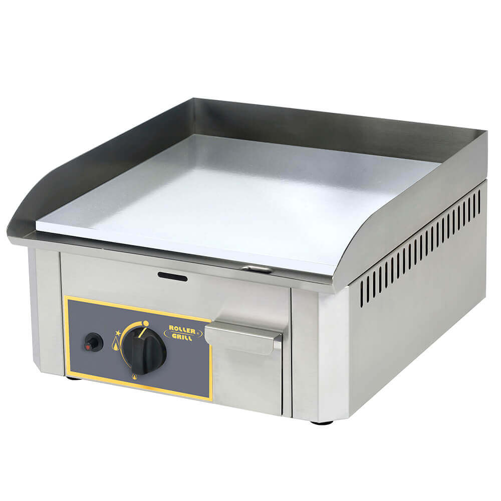 010.1079_001 Gas griddle ROLLER GRILL PSR400GI with smooth stainless steel surface - Image 1