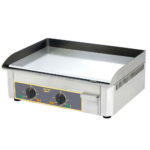 Electric griddle ROLLER GRILL PSR600EI with smooth stainless steel surface