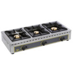 Triple gas stove ROLLER GRILL GAR 19B
