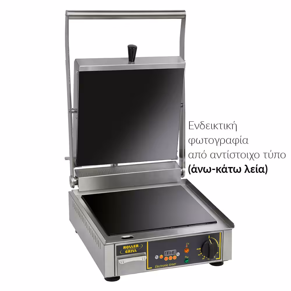 010.1404_001 Keramischer Sandwichmaker ROLLER GRILL GVS335R Premium oben-unten gerippt – Bild 1