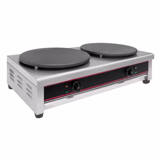 050.0008_001 Elektrische Crepes-Maker 2xØ400mm KROBE – Bild 1
