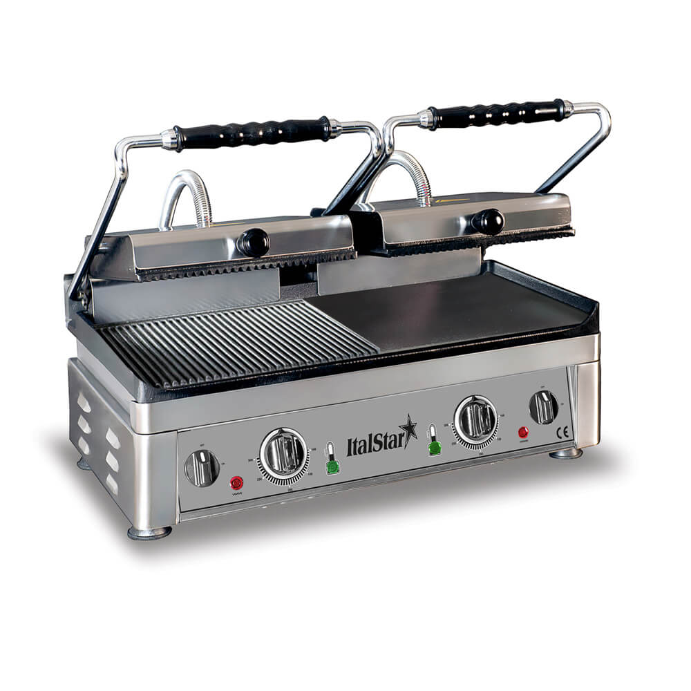 058.0004_001 Double toaster upper ribbed lower half half ItalStar ITAL0004 - Image 1