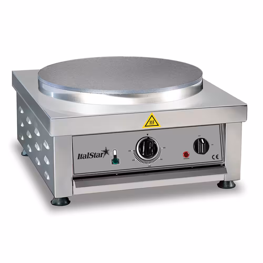 058.0012_001 Elektrische Crepes-Maker einfach Ø40cm mit Schublade ItalStar ITAL0012 – Bild 1