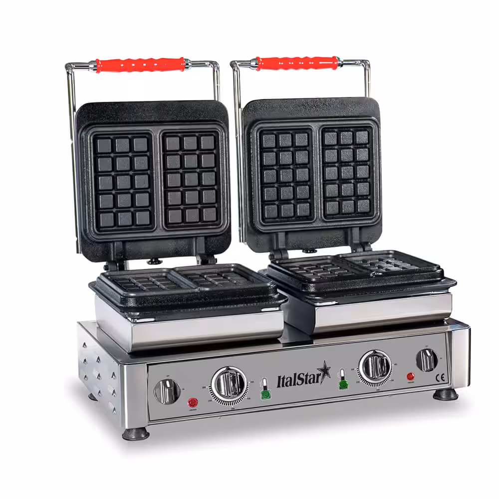 058.0015_001 Doppelte Waffelmaschine ItalStar ITAL0015 – Bild 1