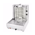 Gyros - Dönergrill elektrisch 20-25 kg – 4,9 kW - 530x640x670mm - mit Motor unten - Visvardis DE1A