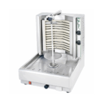Gyros - Electric Doner Grill 20-25 kg – 4.9 kW - 530x640x670mm - with motor below - Visvardis DE1A