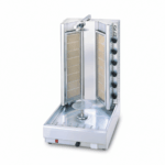 Gyros - Dönergrill φυσικού αερίου 70kg - 28 kW - 580x700x1030mm - με μοτέρ κάτω - Visvardis DG16V