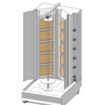Gyros - Gas Doner Grill 140kg – 35 kW - 550x700x1200mm - with motor below - Visvardis DG20V /20GTNEW - high capacity
