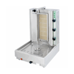 Gyros - Dönergrill φυσικού αερίου 30-40kg – 10,5 kW - 530x640x830mm - με μοτέρ κάτω - Visvardis DG6A
