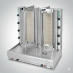 Gyros - Gas Doner Grill 70-85kg – Double - 28 kW (2x14 kW) - 940x640x990mm - with motor below - Visvardis DG8+8A