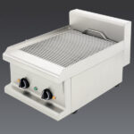 Gas water grill – with base - single - 400x700x860mm - 8 kW - Visvardis G170BC - with Vertical grid Ø7 - Image 2