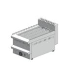 Grill νερού αερίου – επιτραπέζιο - μονό - 400x700x350mm - 8 kW - Visvardis G170C - με Κάθετη σχάρα Ø7