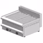 Gas-Wassergrill – Tischmodell - doppelt - 750x900x350mm - 19 kW - Visvardis G290C - mit Vertikal Rost Ø7
