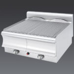 Grill νερού αερίου – επιτραπέζιο - διπλό - 750x900x320mm - 25 kW - Visvardis G290CAT - με Κάθετη σχάρα Ø7