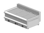 Grill νερού αερίου – επιτραπέζιο - τριπλό - 1090x600x350mm - 22,2 kW - Visvardis G360C - με Κάθετη σχάρα Ø7