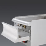 Grill νερού αερίου – επιτραπέζιο - τετραπλό - 1460x600x320mm - 39,6 kW - Visvardis G460CAT - με Κάθετη σχάρα Ø7 - Image 2