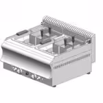 Gas-Nudelkocher - Tischgerät - 750x600x320mm - 16Lt - 13,8 kW - Visvardis MG8+8CAT