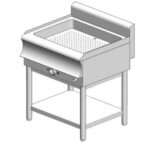 Μπαιν-Μαρί ηλεκτρικό - με βάση - διπλό - 800x900x860mm - 3,5kW - Visvardis BM290BS CAT