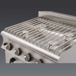 Gas kitchen - tabletop - 9 kW - 2 high-efficiency burners - 400x700x320mm - Visvardis KG270CAT - Image 3