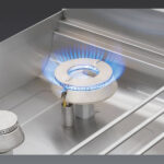 Gas kitchen - tabletop - 9 kW - 2 high-efficiency burners - 400x700x320mm - Visvardis KG270CAT - Image 2