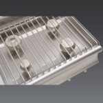 Gas kitchen - tabletop - 9 kW - 2 high-efficiency burners - 400x700x320mm - Visvardis KG270CAT - Image 5