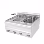 Elektrische Fritteuse - Tischmodell - doppelt - Turbo - 2 x 20L - 36,0 kW - 800x900x320mm – Visvardis FE20+20CAT TUR