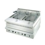 Φριτέζα αερίου - επιτραπέζια - διπλή - 2x 15L - 18,0 kW - 750x700x350mm – Visvardis FG15+15