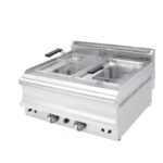 Gas fryer - tabletop - double - 2 x 15L - 18.0 kW - 750x700x320mm - Visvardis FG15+15CAT