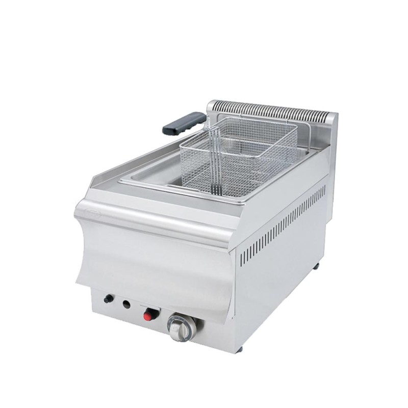 FG8CAT Φριτέζα αερίου - επιτραπέζια - μονή - 15L - 9,0 kW - 400x700x320mm - Visvardis FG15CAT - Image 1