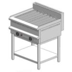 Grill νερού αερίου – με βάση - διπλό - 750x900x860mm - 19 kW - Visvardis G290BC - με Κάθετη σχάρα Ø7
