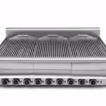 Elektrischer Wassergrill – Auftischgerät – Dreifach - 24,0 kW - Visvardis GE370CAT - mit vertikalem Rost Ø10 - leicht gebraucht