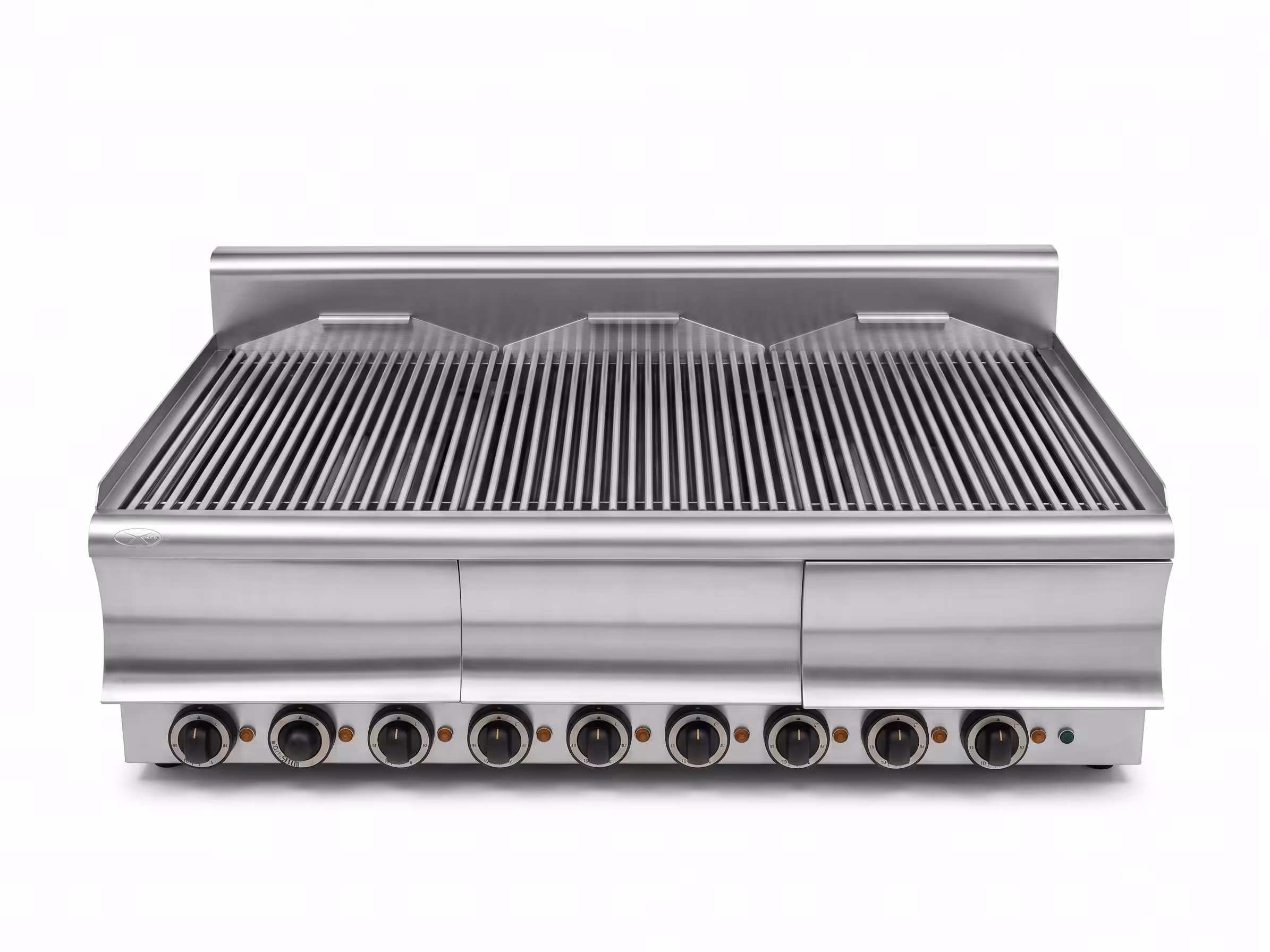 GED 370 CAT Elektrischer Wassergrill – Auftischgerät – Dreifach - 24,0 kW - Visvardis GE370CAT - mit vertikalem Rost Ø10 - leicht gebraucht – Bild 1