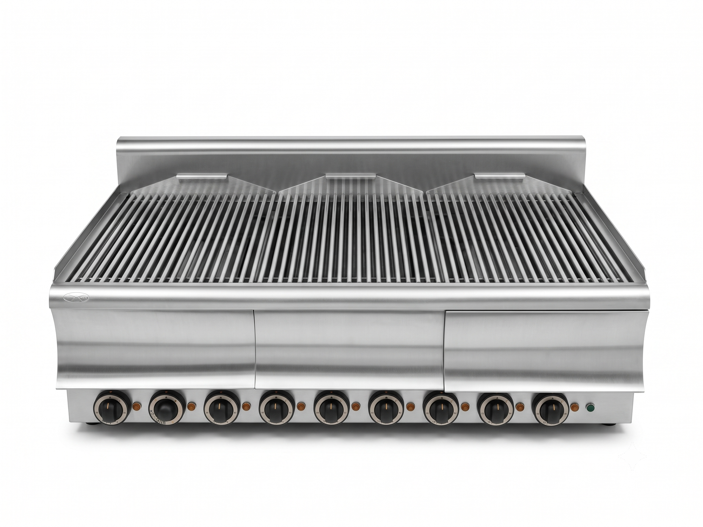 GED 370 CAT Electric Water Grill – Countertop – Triple - 24.0 kW - Visvardis GE370CAT - with Vertical Grills Ø10 - Slightly Used - Image 1