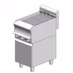 Grill Wasser elektrisch - mit Schrank – Direct - 400x600x860mm - 5,44 kW - mit 4 Heizstäben - Visvardis GED460ER CAT