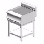 Grill mit Wasser elektrisch – mit Basis - Direct - 600x700x860mm – 8,16 kW - mit 6 Widerständen - Visvardis GED670BS CAT