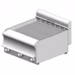 Grill Wasser elektrisch – Direkt – Tischgerät - 600x700x320mm - 8,16 kW - mit 6 Heizstäben - Visvardis GED670CAT
