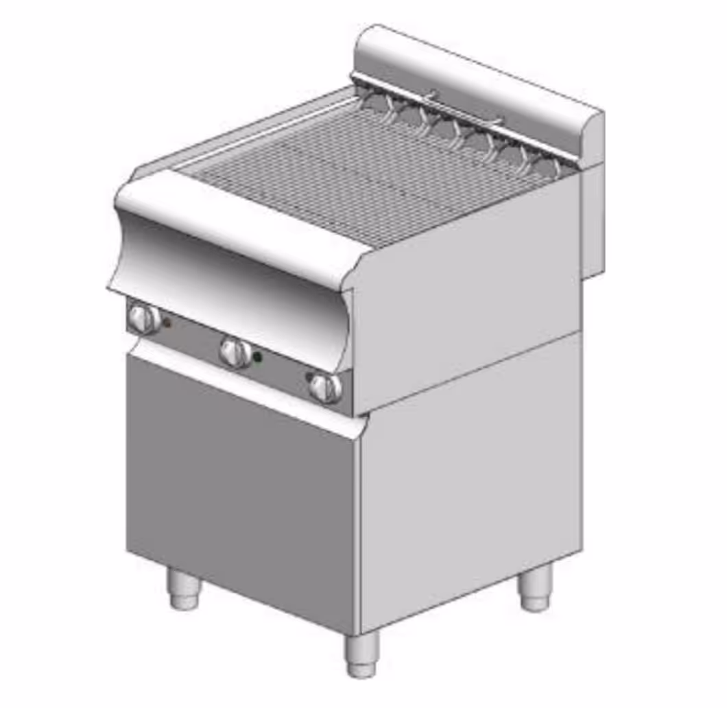 GED660ER CAT Grill Wasser elektrisch - mit Schrank – Direct - 600x700x860mm – 8,16 kW - mit 6 Heizstäben - Visvardis GED670ER CAT – Bild 1