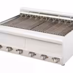 Grill Wasser elektrisch – Direkt – Tischgerät - 800x600x320mm - 10,88 kW - mit 8 Heizstäben - Visvardis GED860CAT