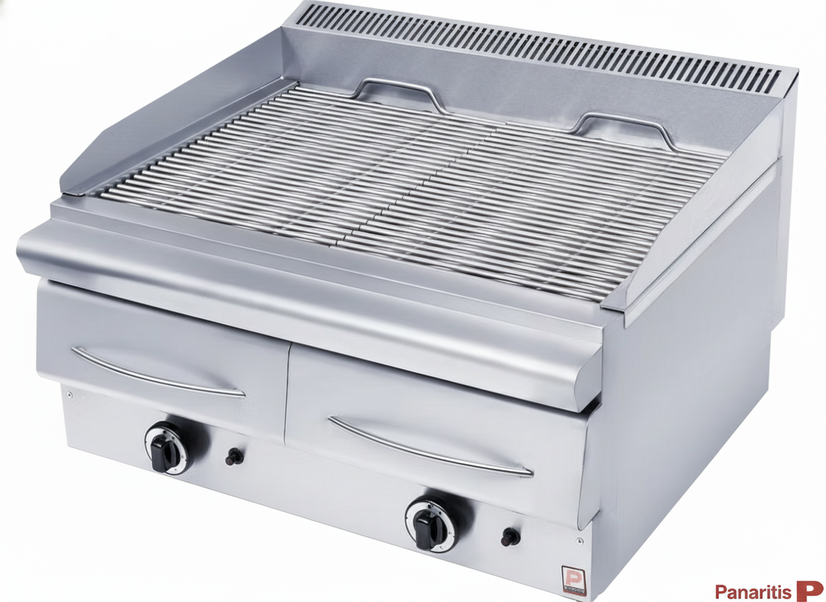 GS 260 Gas grill – tabletop – double - 25 kW - Panaritis GS 290 - Image 1