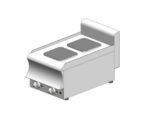 Κουζίνα ηλεκτρική - επιτραπέζια – 5,2 kW - 2 εστίες - 400x700x320mm - Visvardis KE270CAT