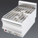 Gas kitchen - tabletop - 9 kW - 2 high-efficiency burners - 400x700x320mm - Visvardis KG270CAT