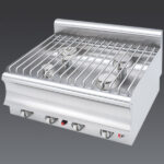 Gas stove - tabletop - 22 kW - 4 high-efficiency burners - 800x700x320mm – Visvardis KG470CAT